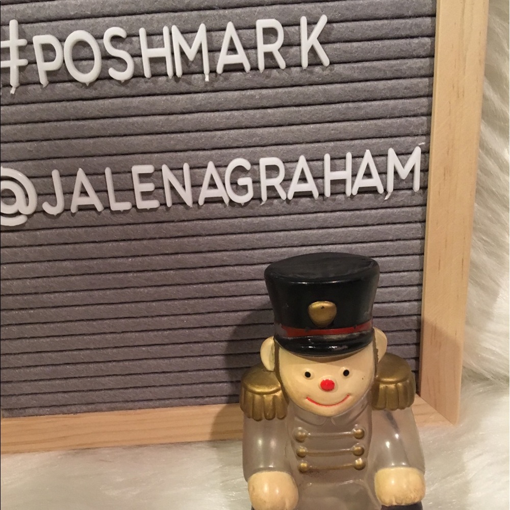 Plastic tin soldier drummer boy mini bank